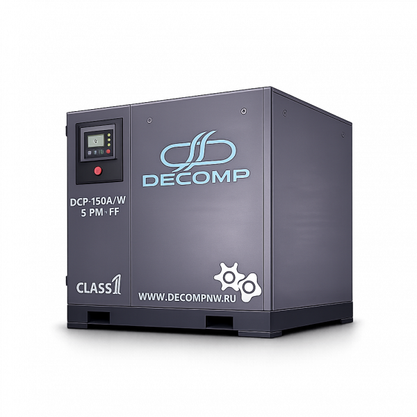 Винтовой компрессор DECOMP  DCP-150A/W S PM+-