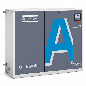 Безмасляный компрессор Atlas Copco AQ 15 VSD FF с водным впрыском